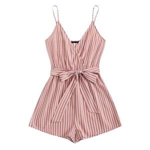 NWT Sweaty Rocks Boho V-Neck Beach Shorts Romper